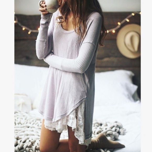 Free People Tops - Free People Boho Cream Thermal